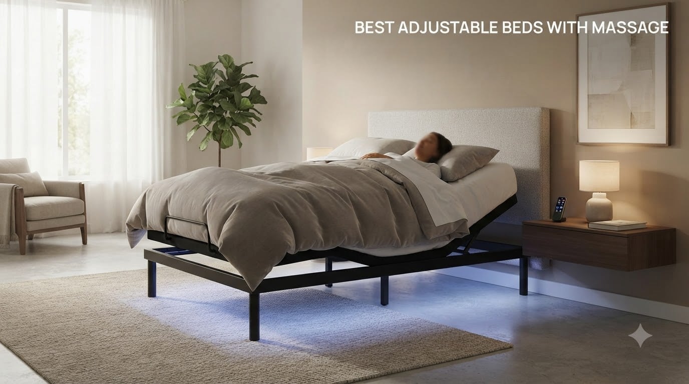 best adjustable beds with massage