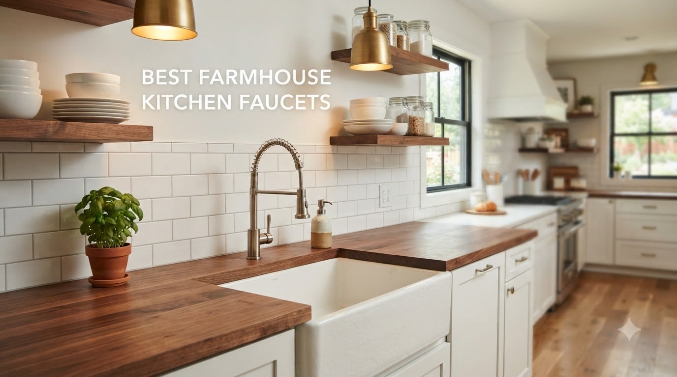 best farmhouse kitchen faucets