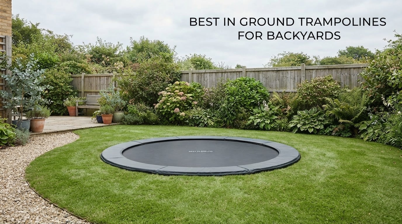 best in ground trampolines for backyards