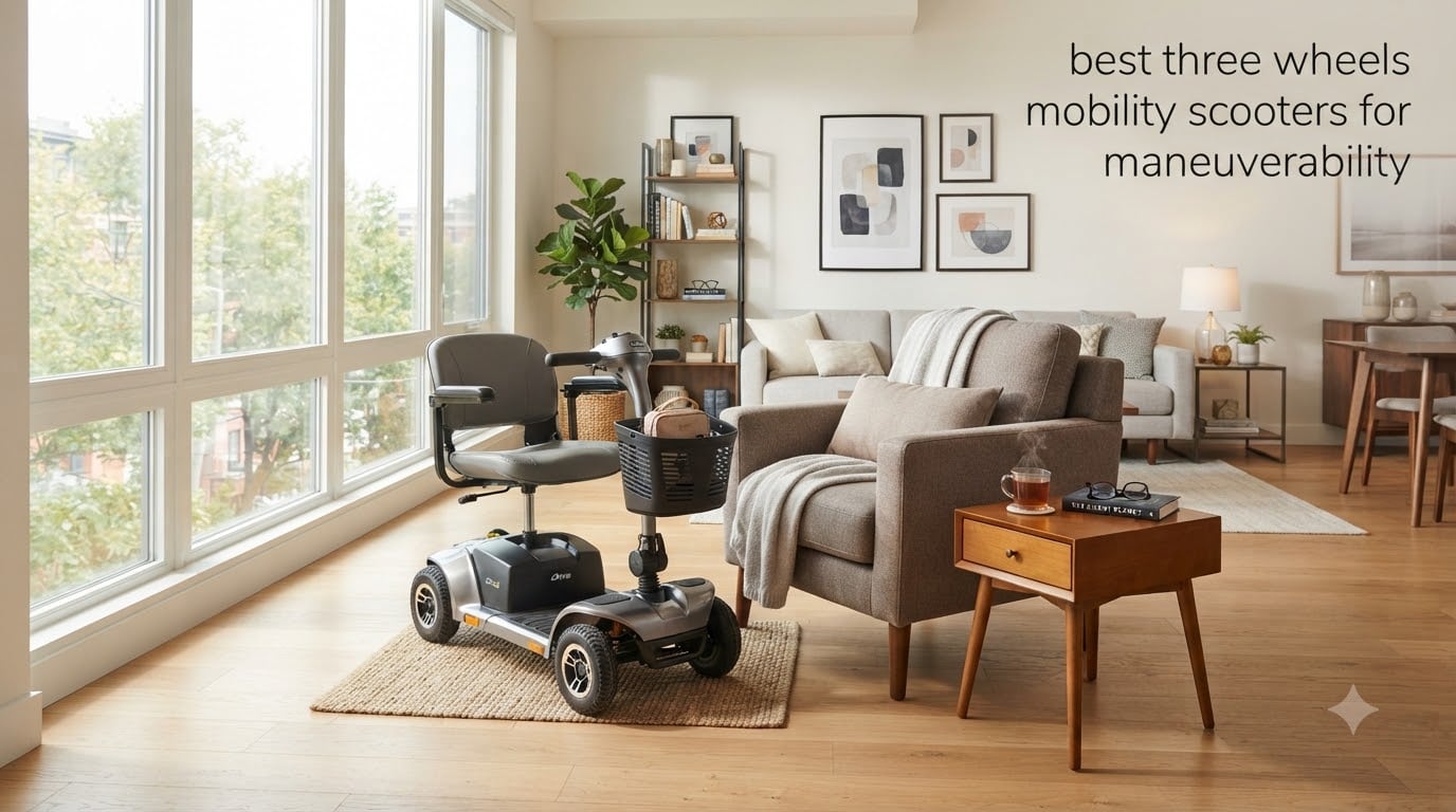 best three wheels mobility scooters for maneuverability