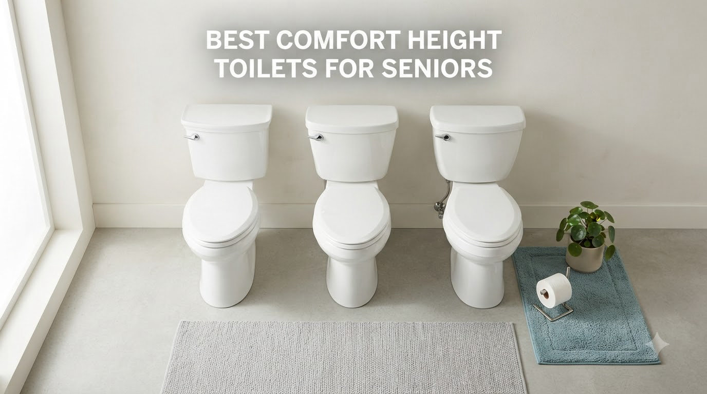 best comfort height toilets for seniors