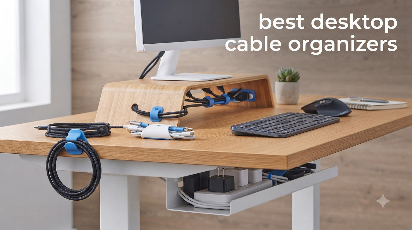 best desktop cable organizers