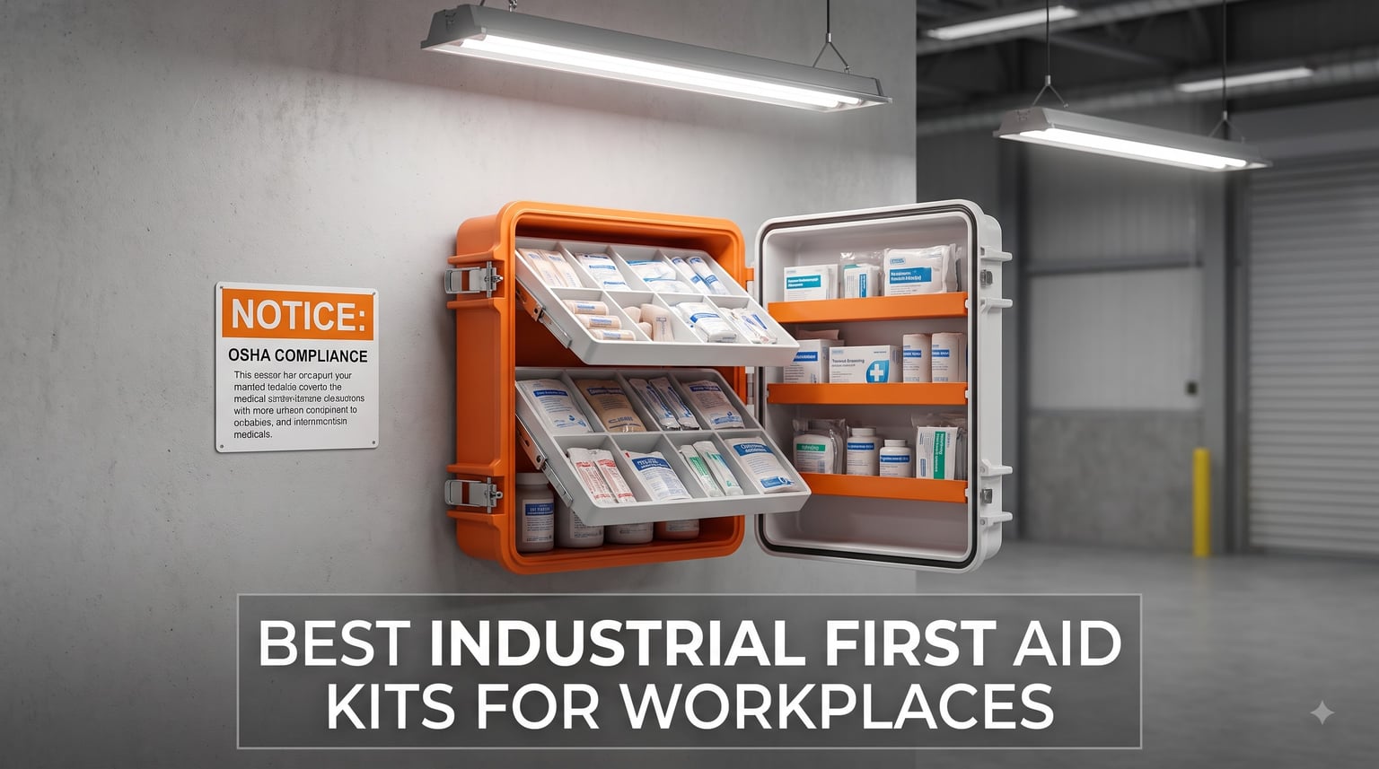 best industrial first aid kits for workplaces