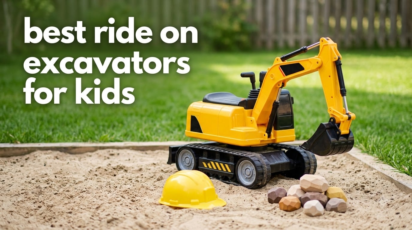 best ride on excavators for kids
