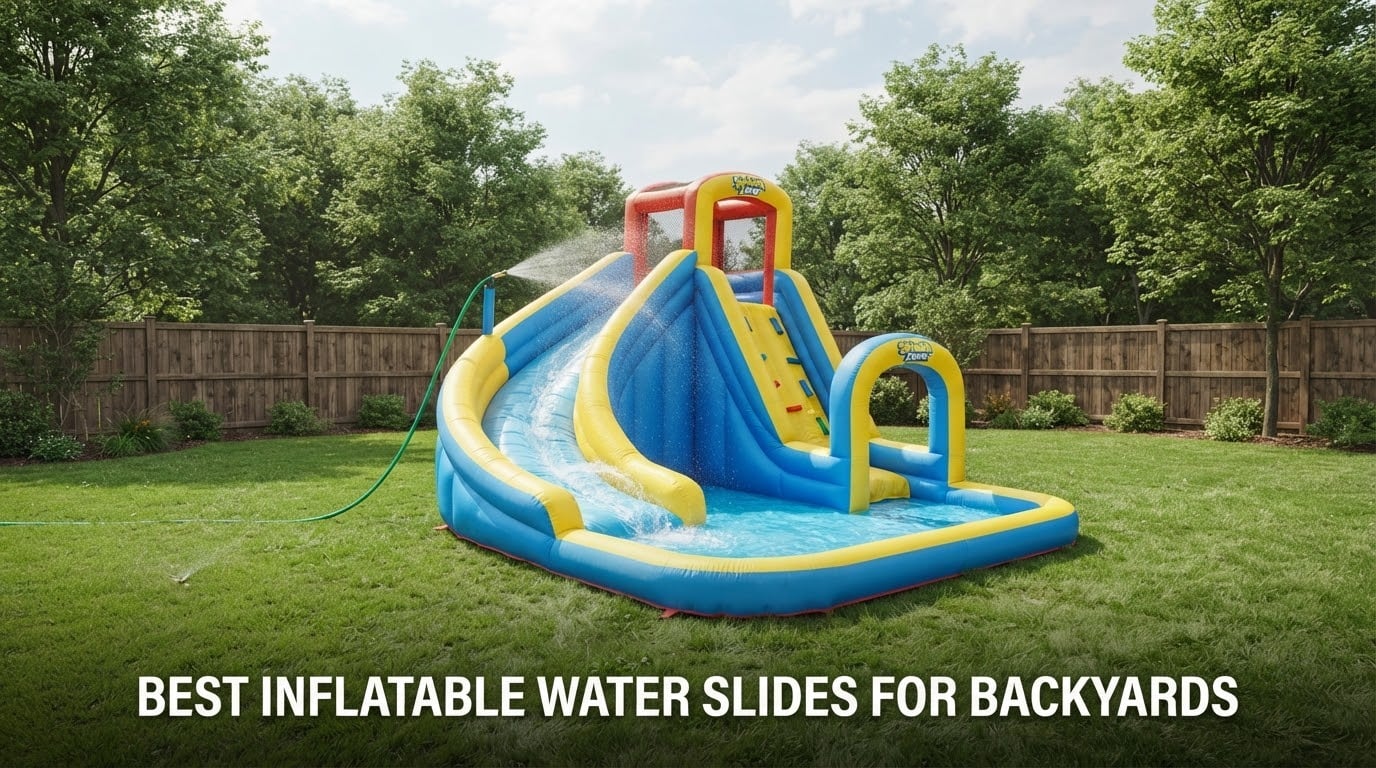 best inflatable water slides for backyards