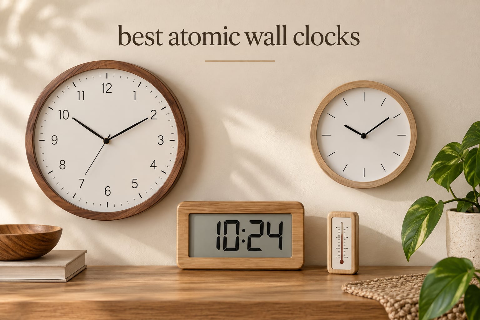 best atomic wall clocks