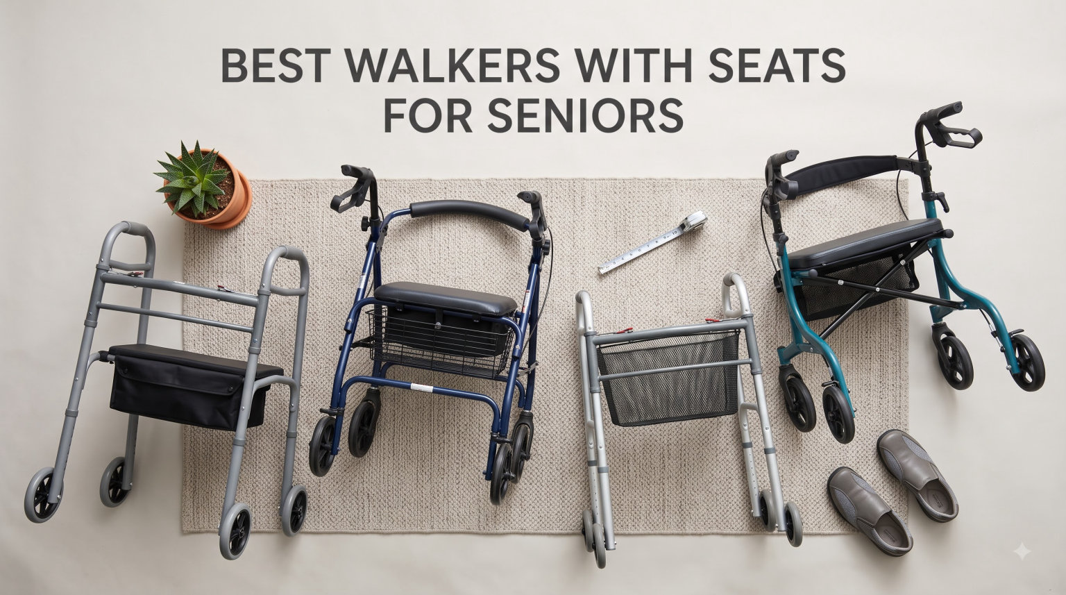 best walkers with seats for seniors