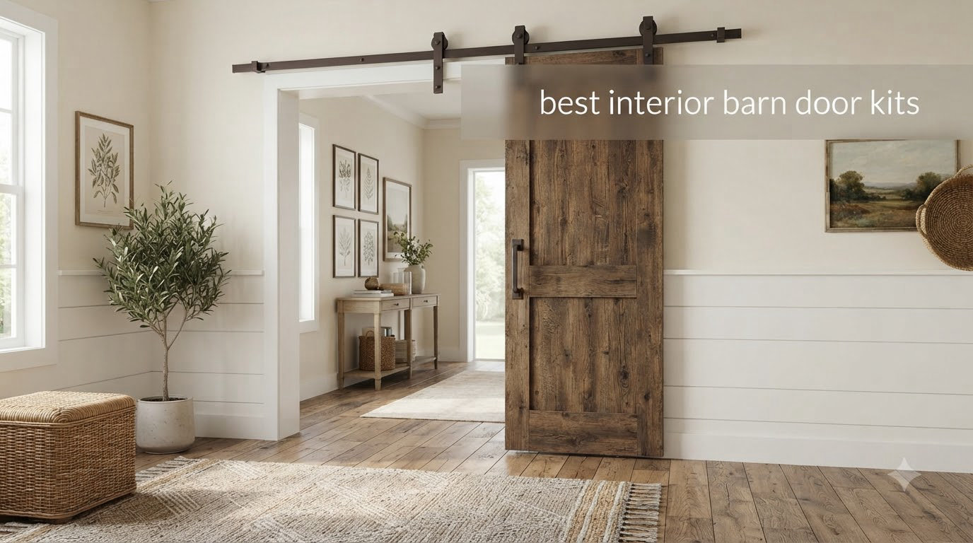 best interior barn door kits