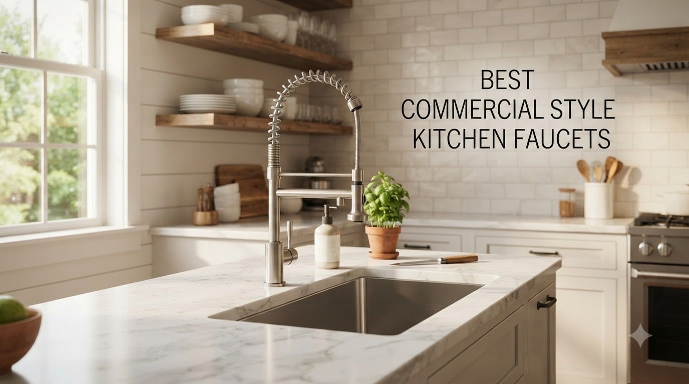 best commercial style kitchen faucets