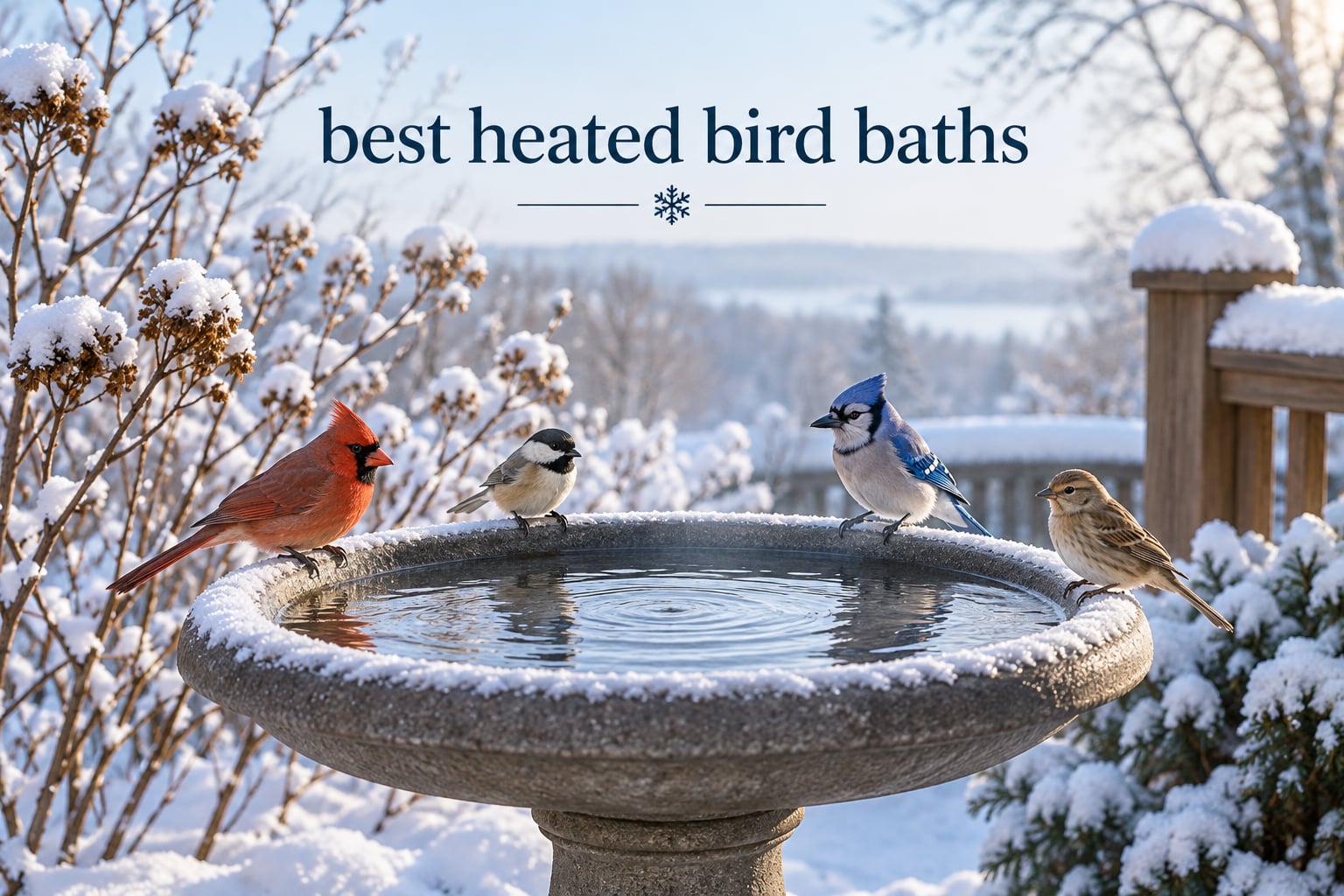 best heated bird baths