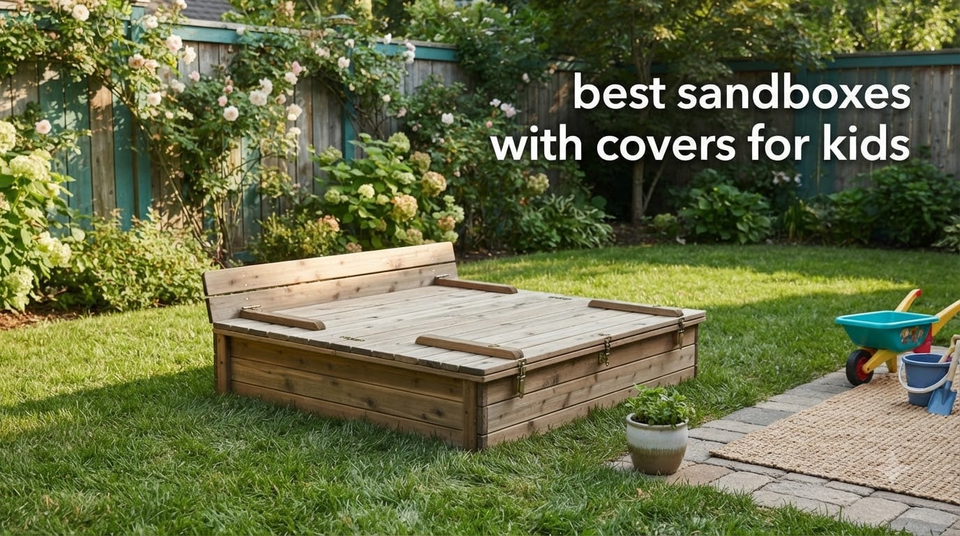 best sandboxes with covers for kids