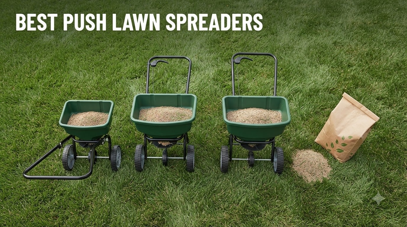 best push lawn spreaders