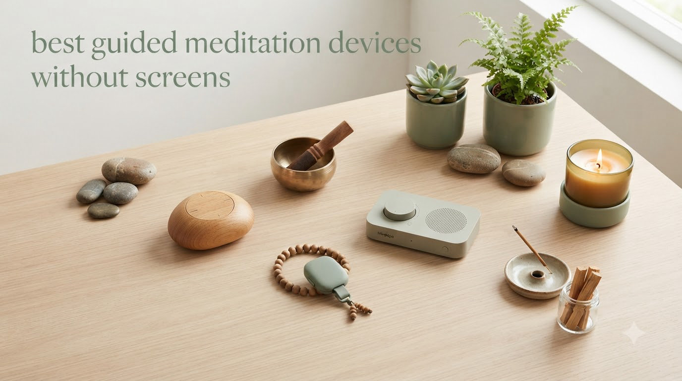 best guided meditation devices without screens