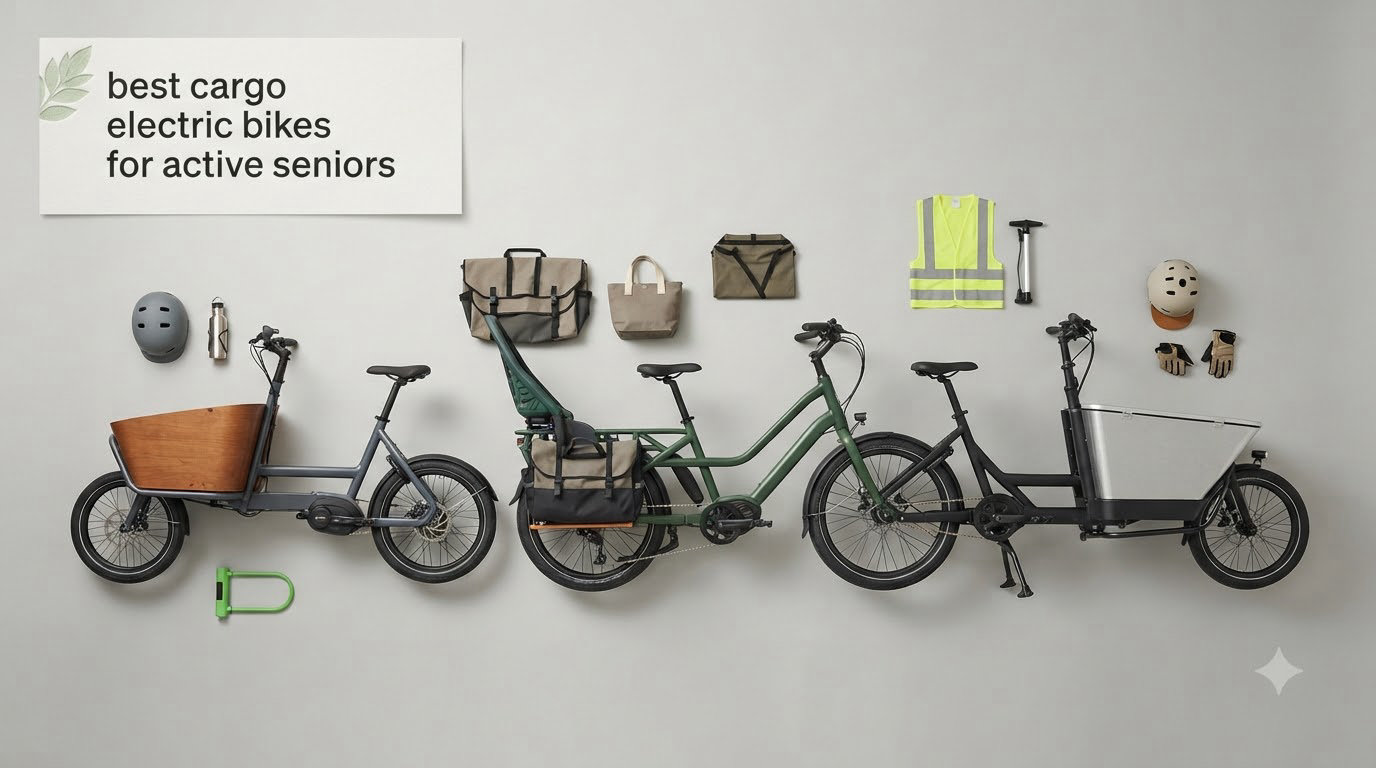 best cargo electric bikes for active seniors