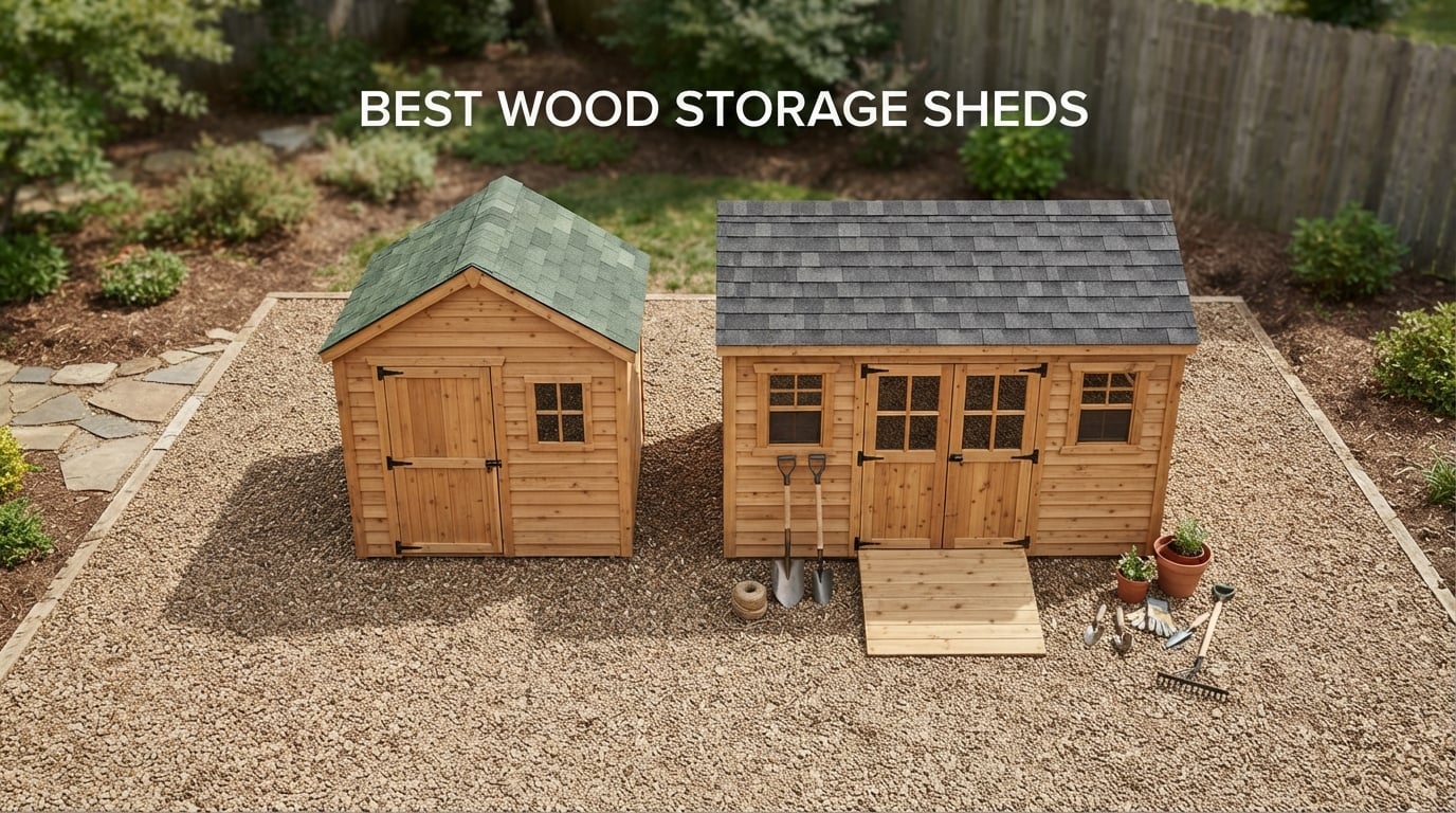 best wood storage sheds