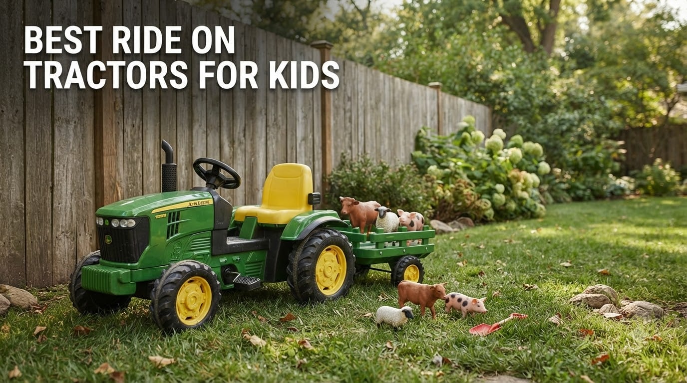 best ride on tractors for kids