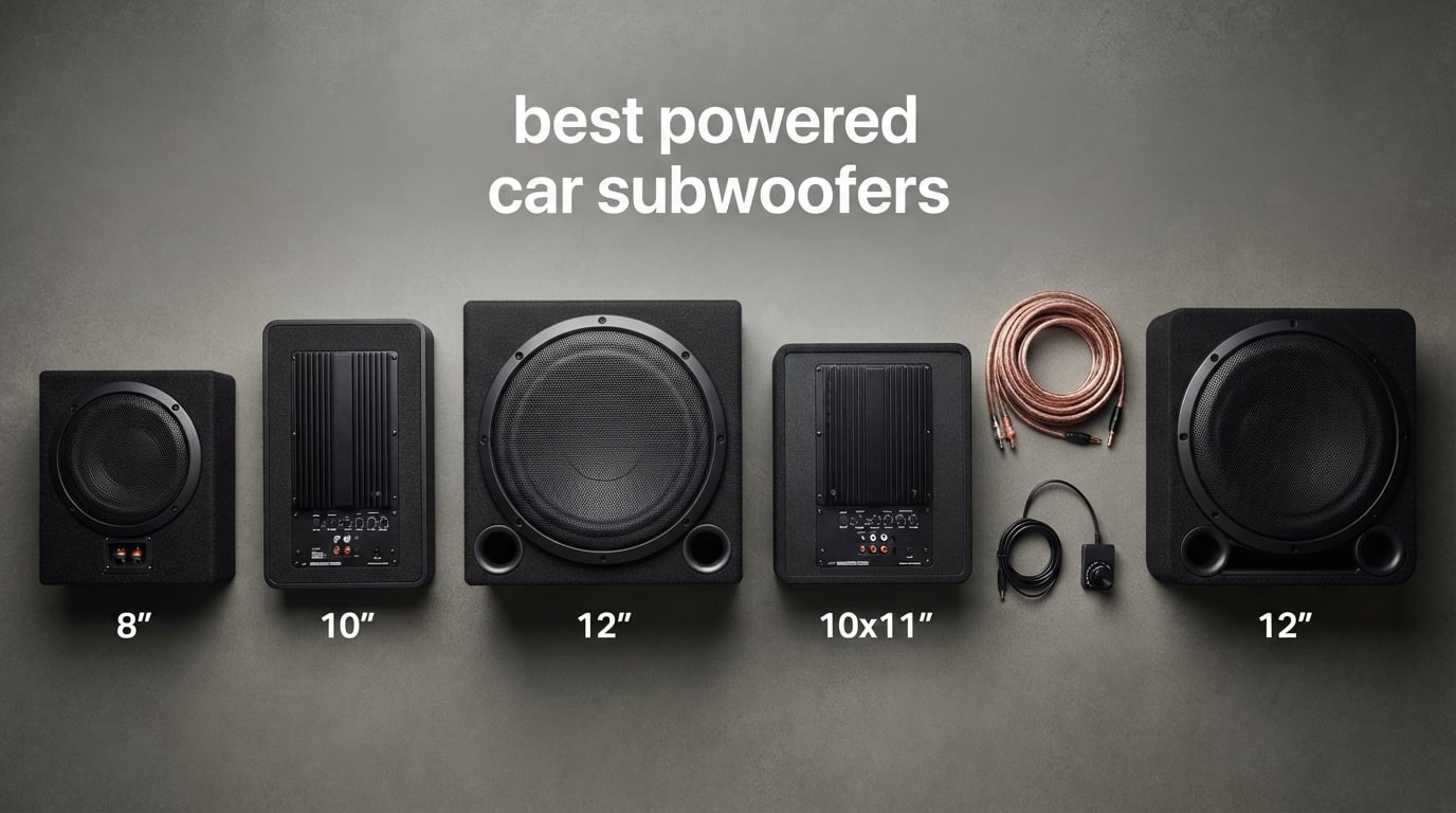 best powered car subwoofers