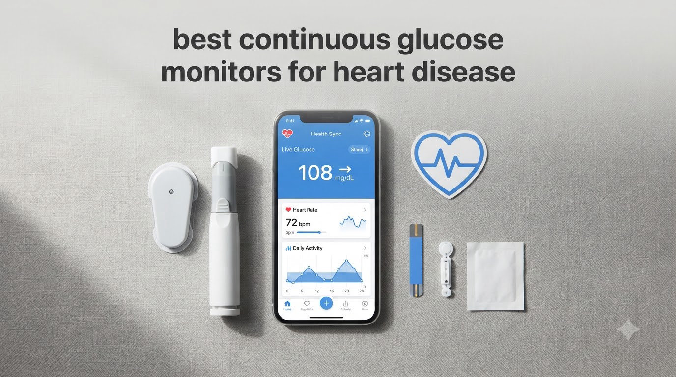 best continuous glucose monitors for heart disease