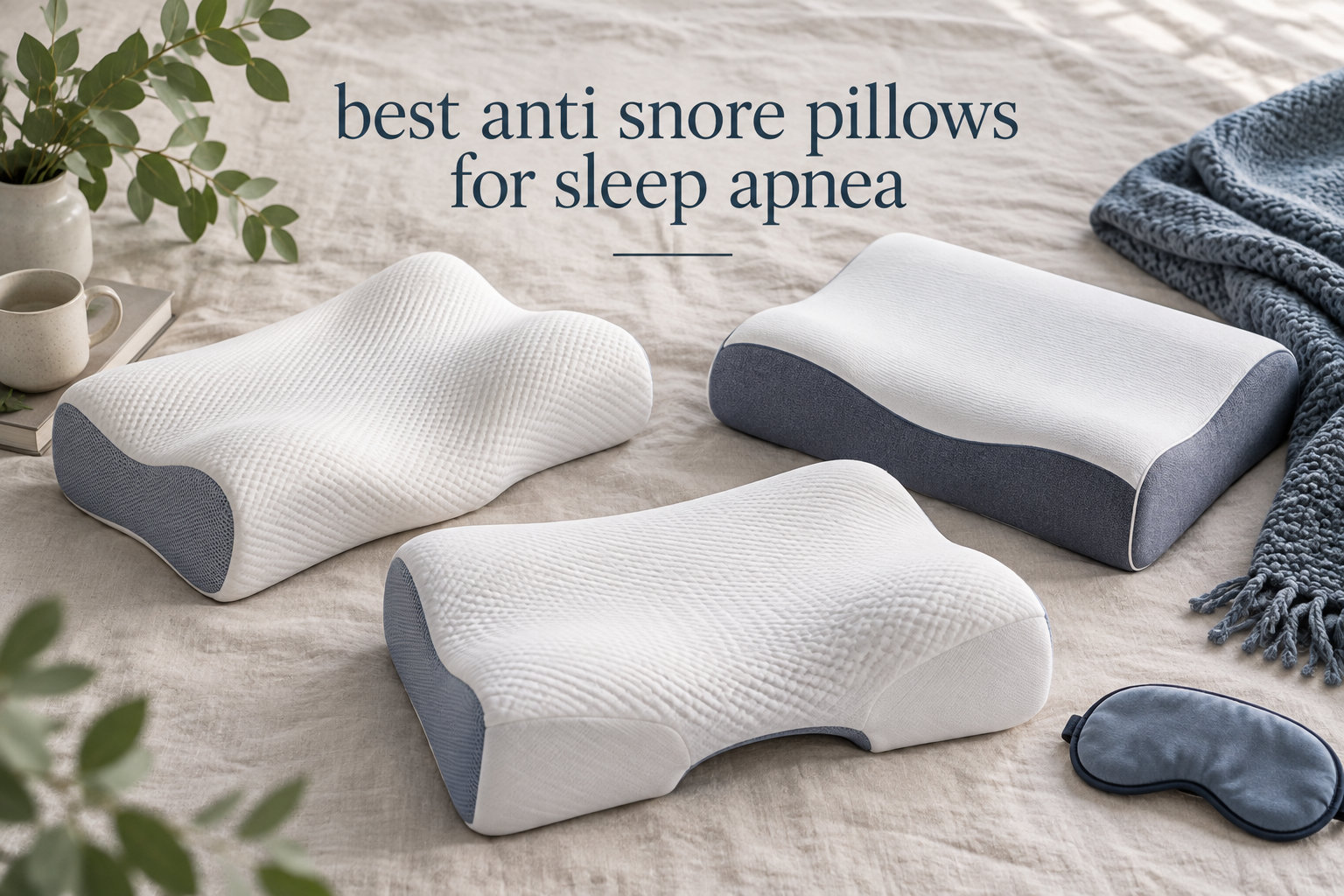 best anti snore pillows for sleep apnea
