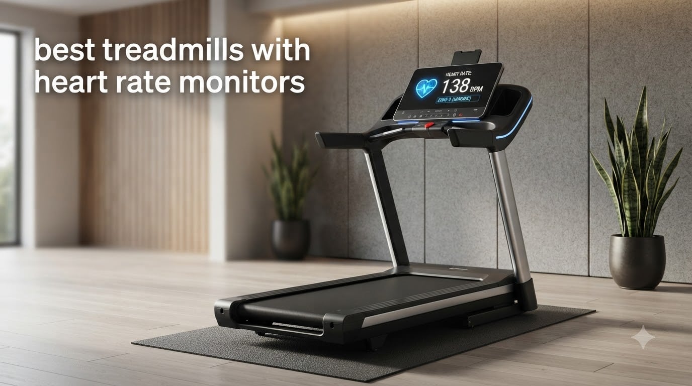 best treadmills with heart rate monitors