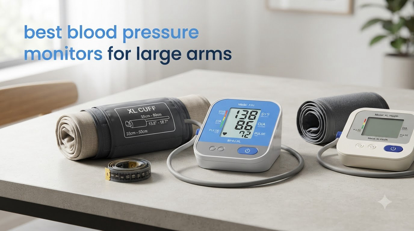 best blood pressure monitors for large arms