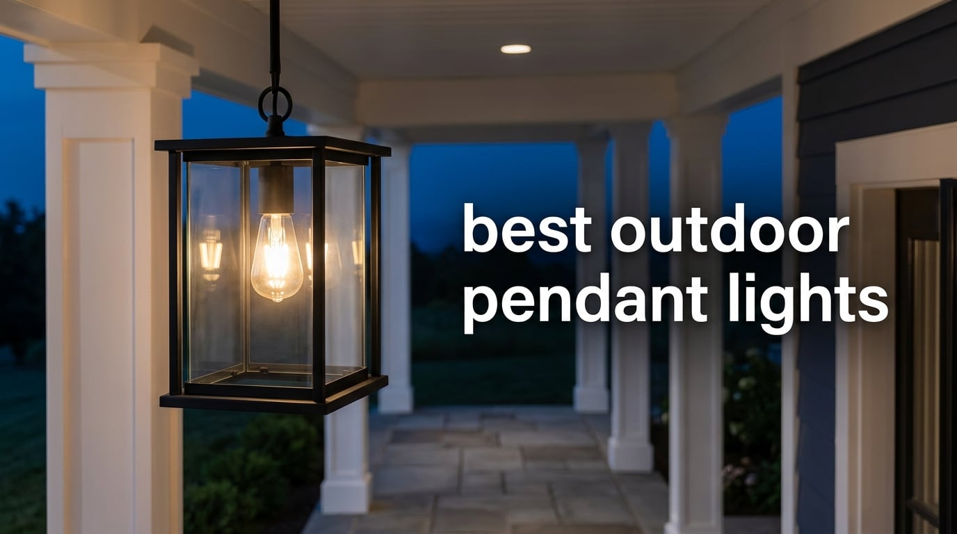 best outdoor pendant lights