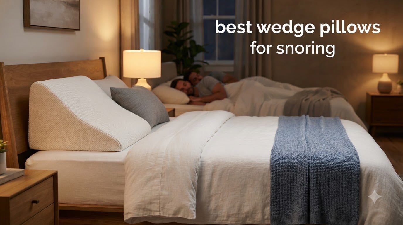 best wedge pillows for snoring