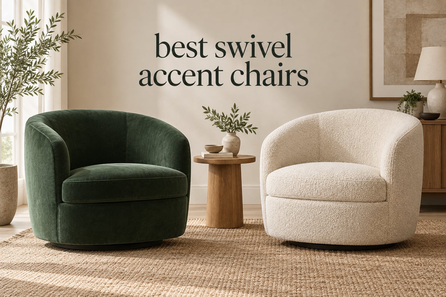 best swivel accent chairs