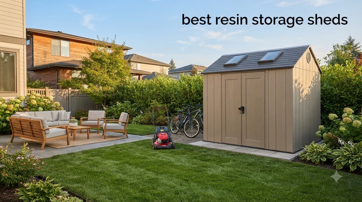 best resin storage sheds