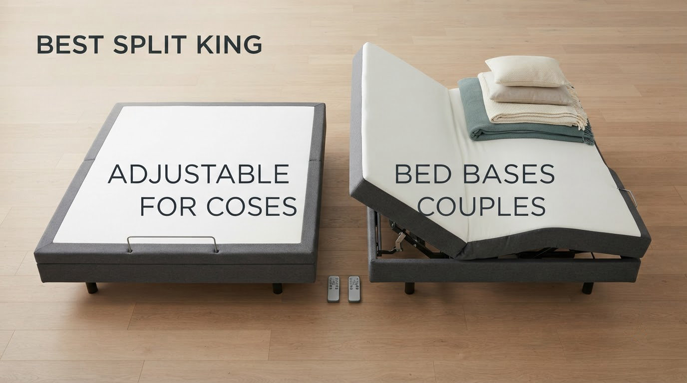 best split king adjustable bed bases for couples