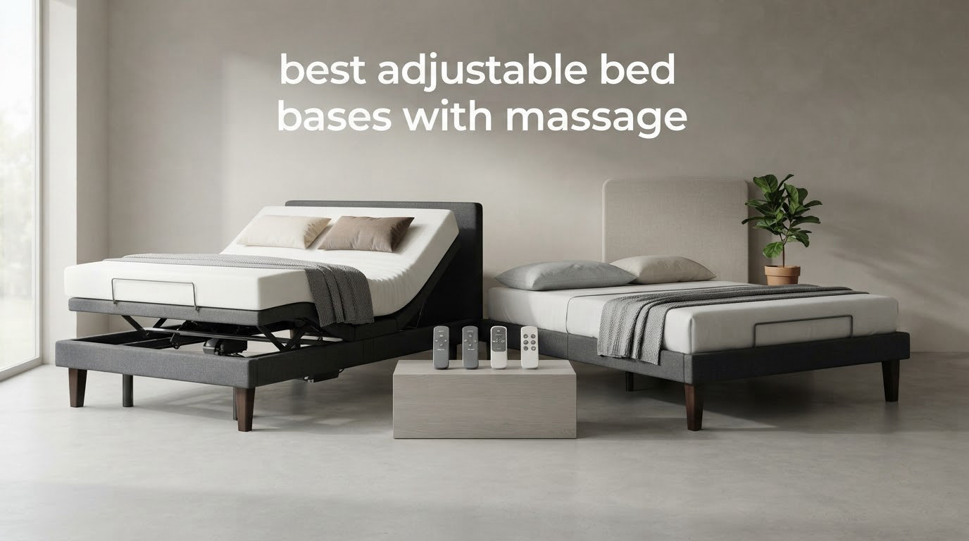 best adjustable bed bases with massage