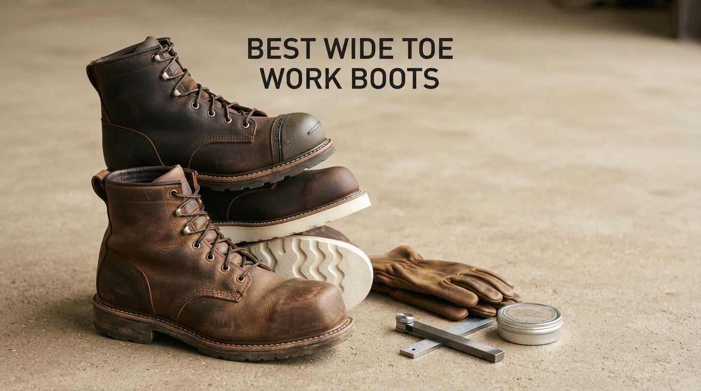 best wide toe work boots