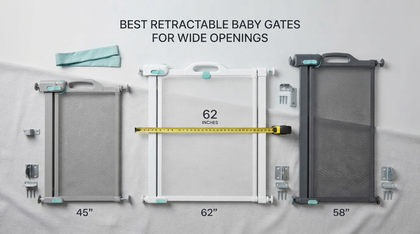 best retractable baby gates for wide openings