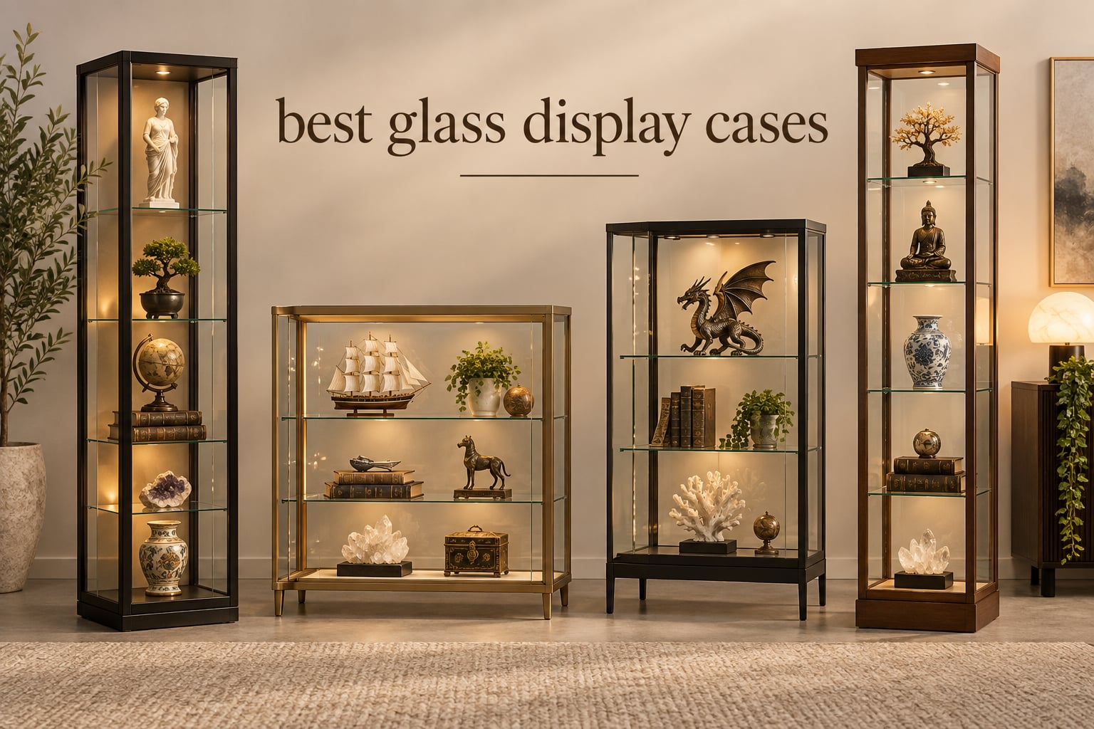 best glass display cases