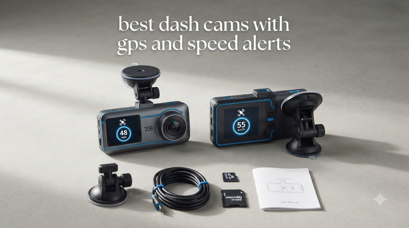 best dash cams with gps and speed alerts