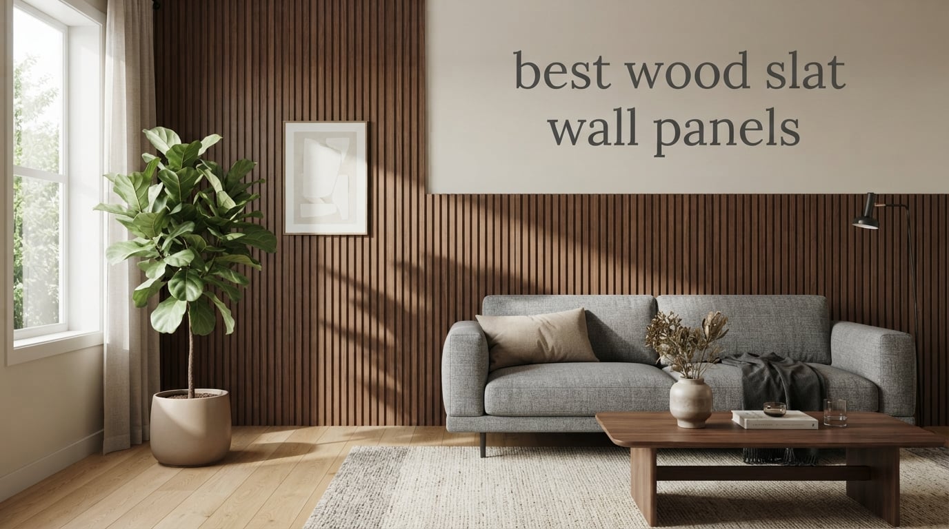 best wood slat wall panels