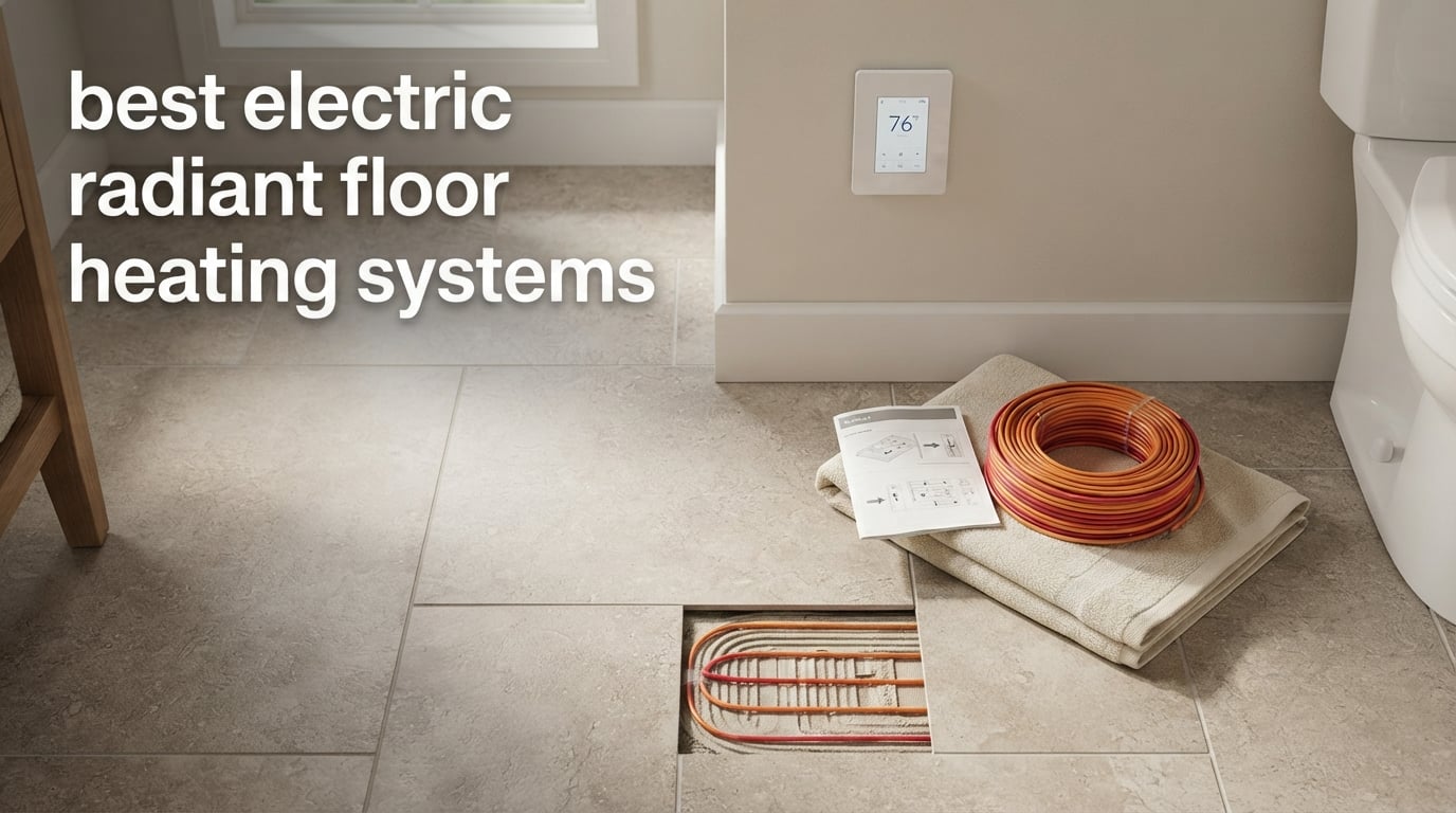 best electric radiant floor heating systems