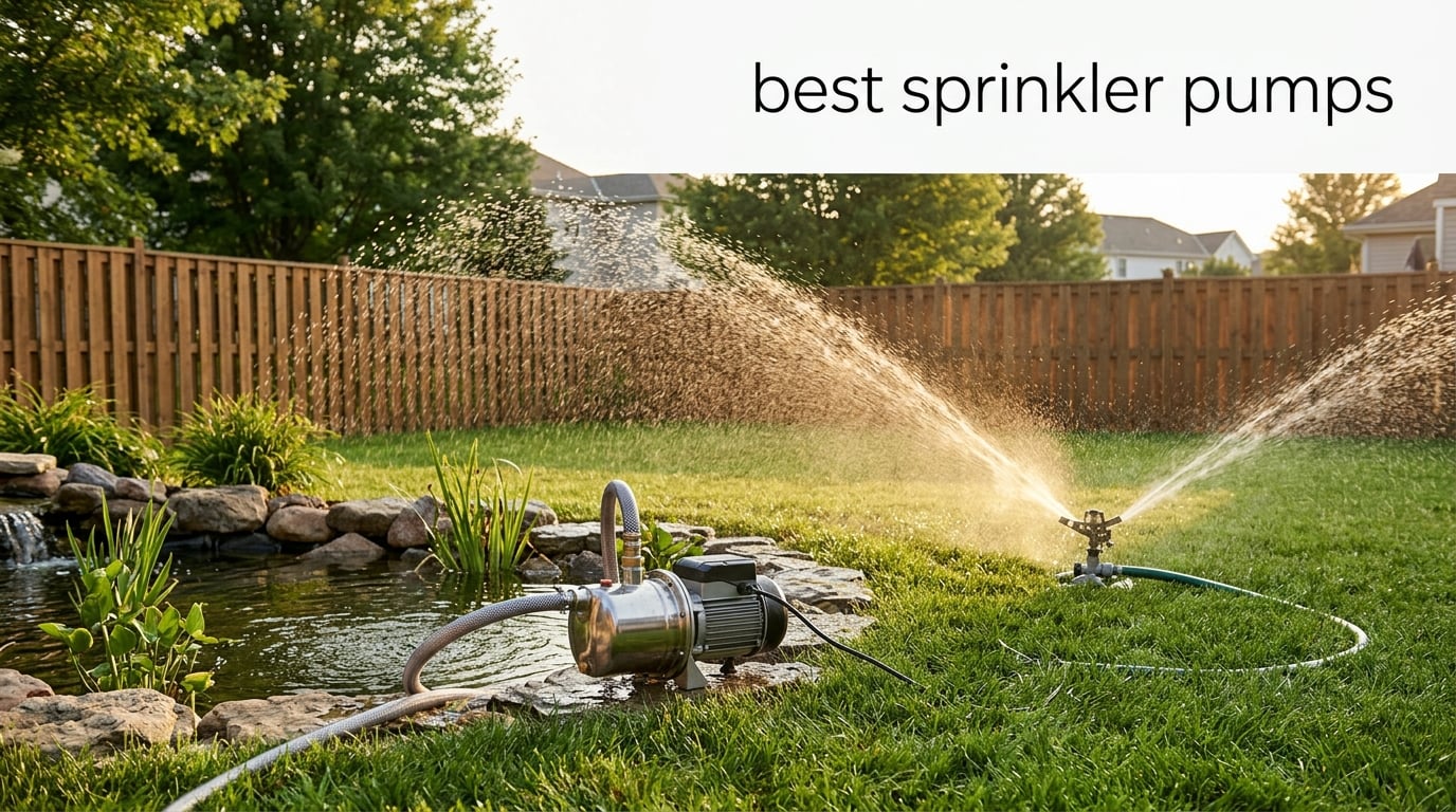 best sprinkler pumps