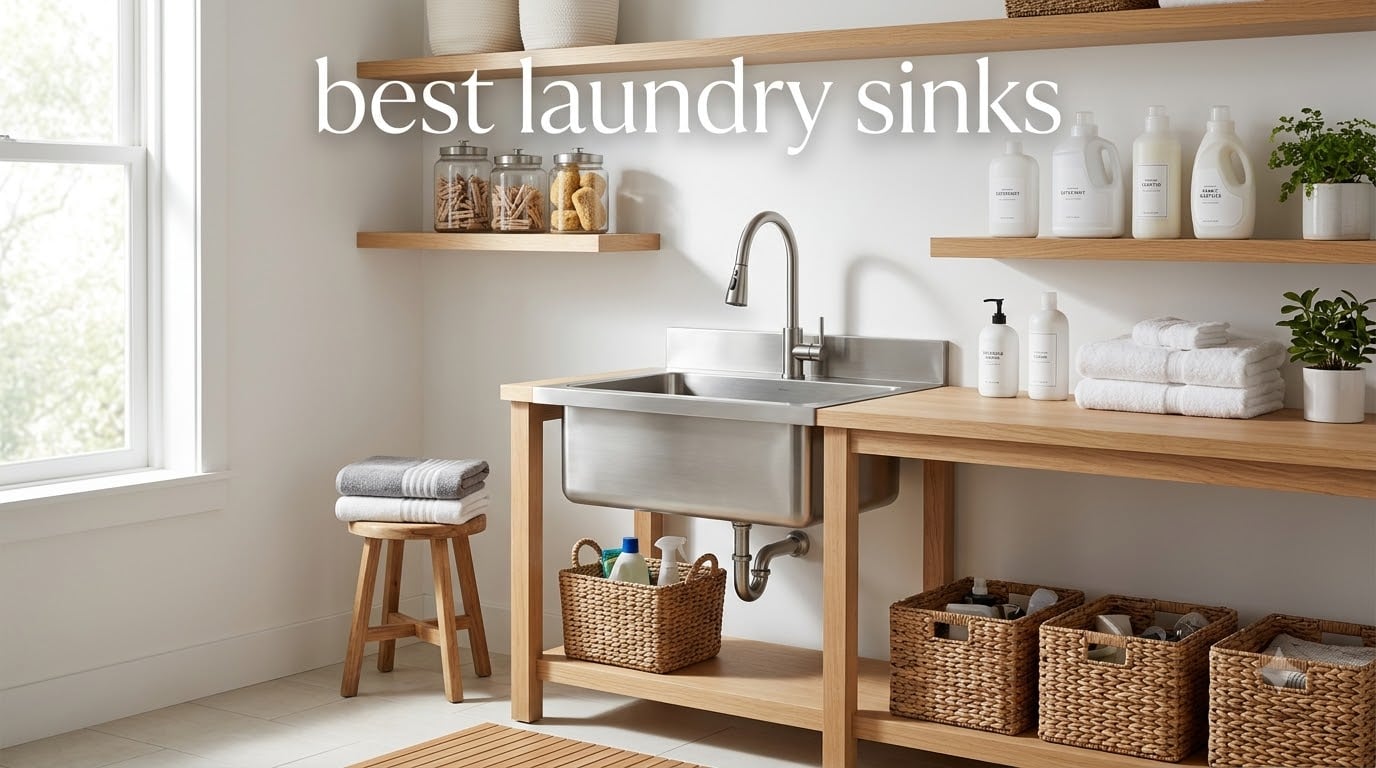 best laundry sinks