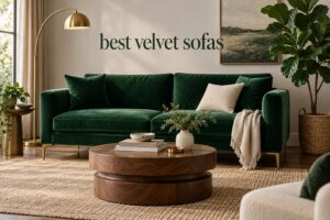 best velvet sofas