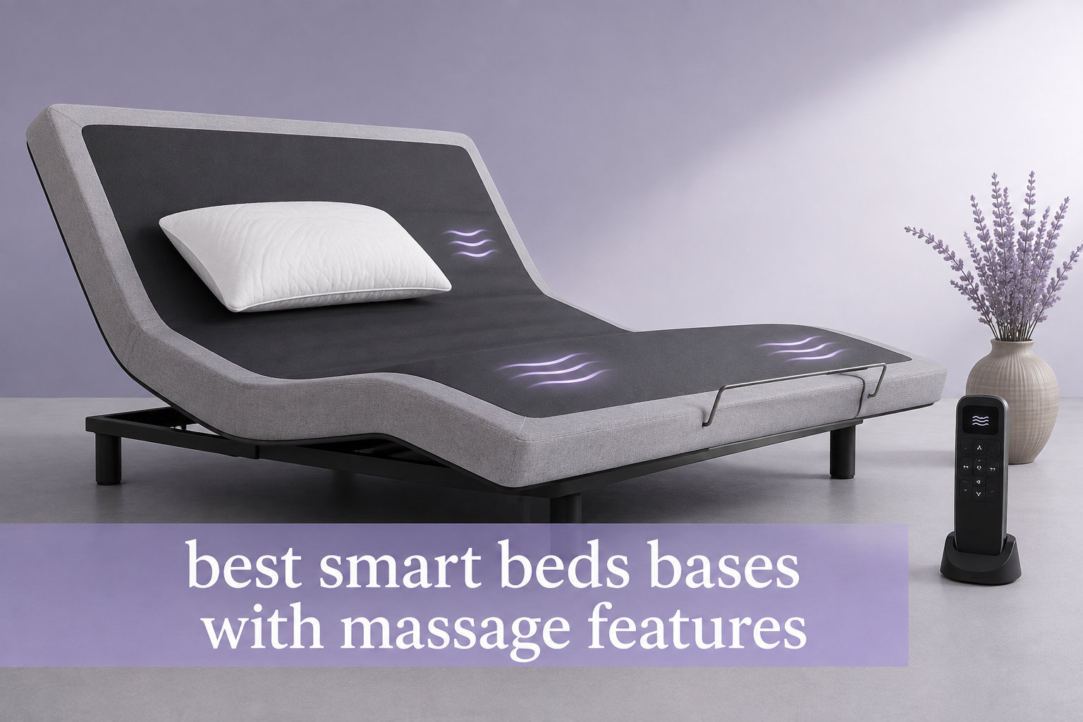 best smart beds bases with massage features