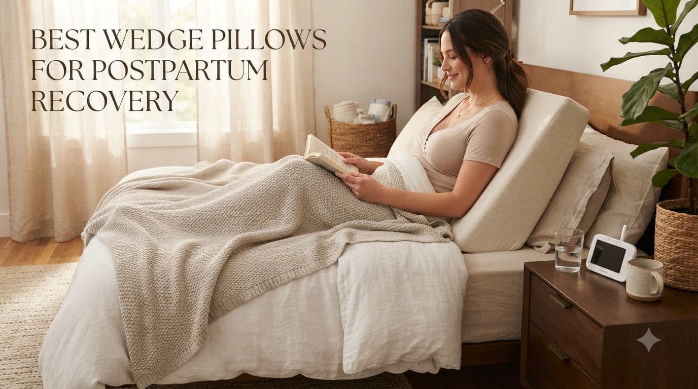 best wedge pillows for postpartum recovery