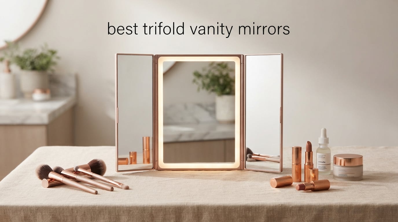 best trifold vanity mirrors