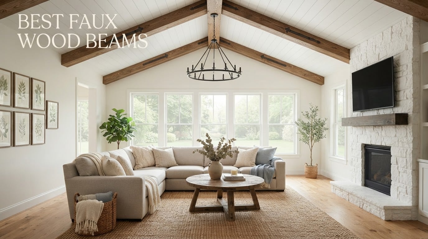 best faux wood beams