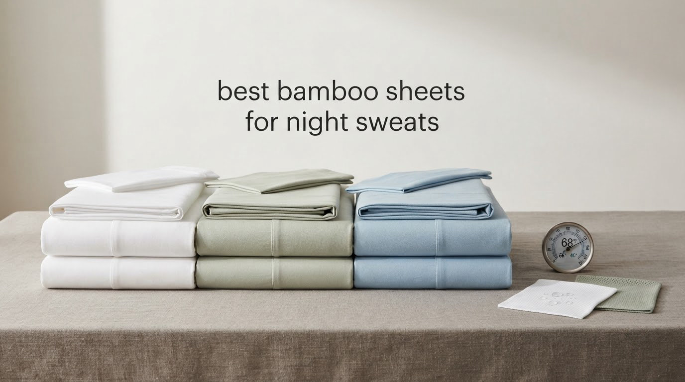 best bamboo sheets for night sweats
