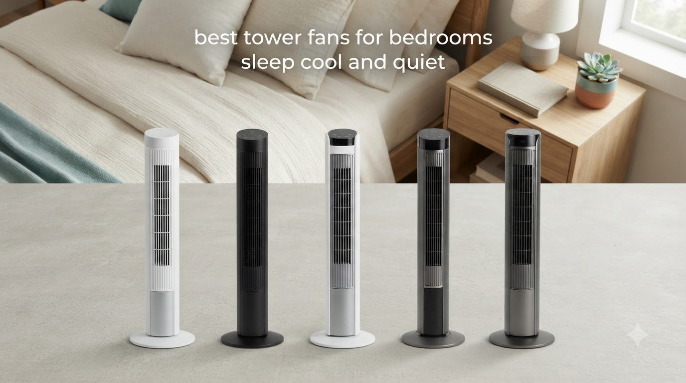 best tower fans for bedrooms sleep cool and quiet