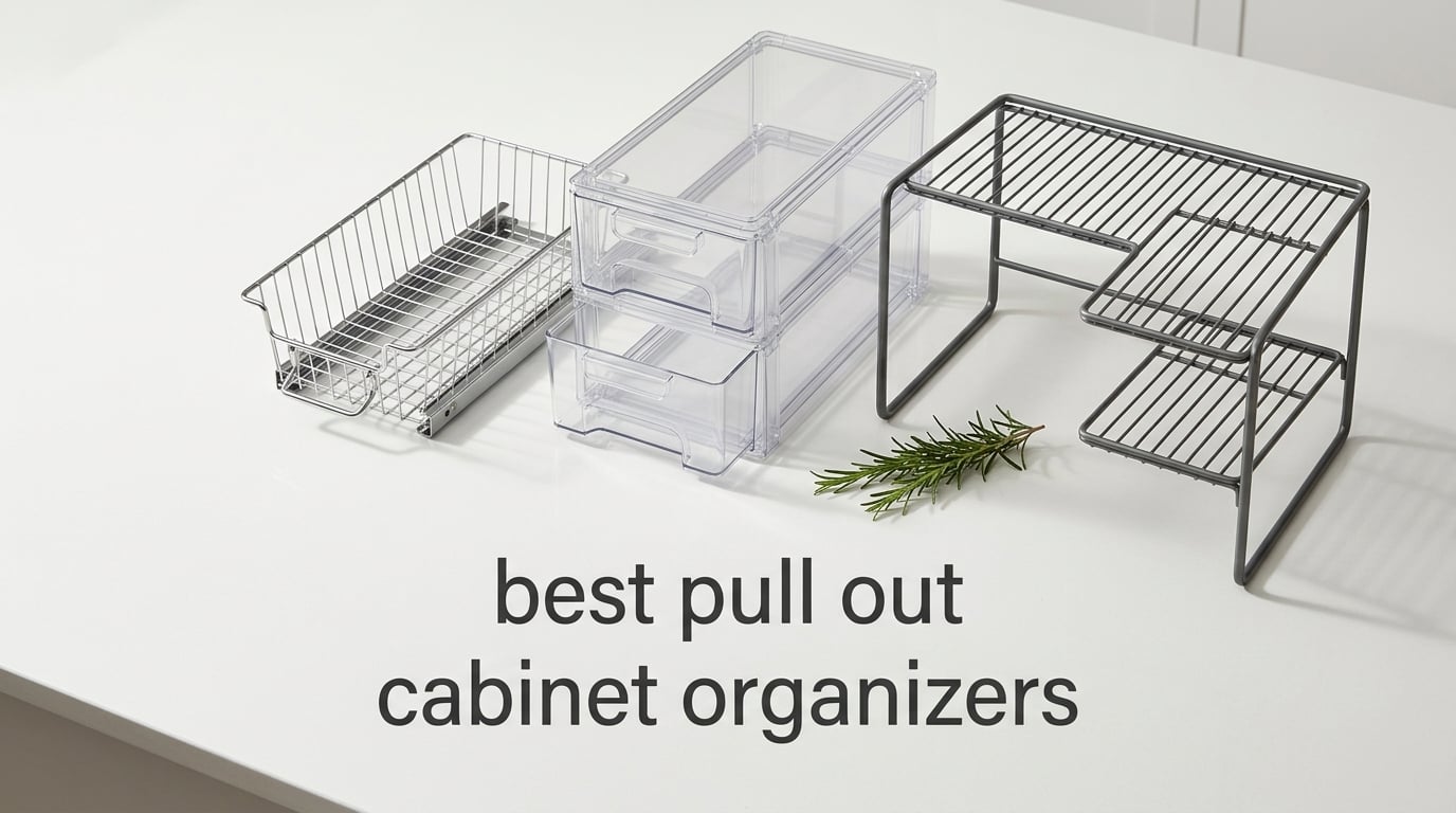 best pull out cabinet organizers