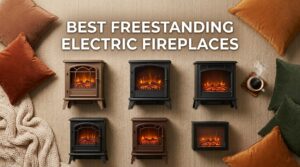 best freestanding electric fireplaces