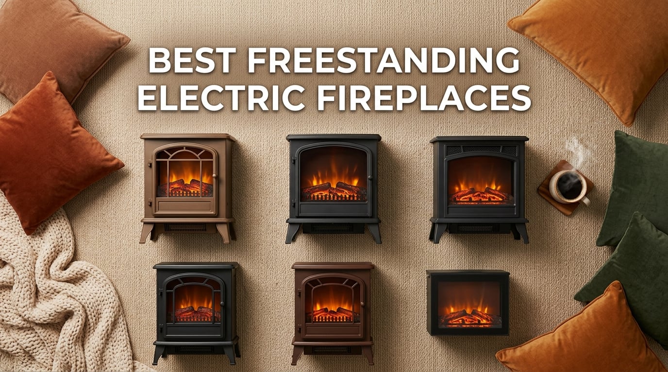 best freestanding electric fireplaces