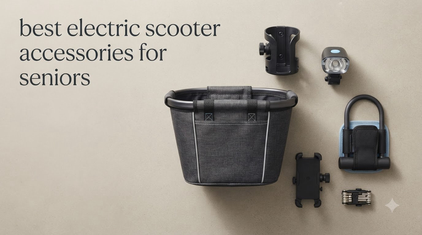 best electric scooter accessories for seniors